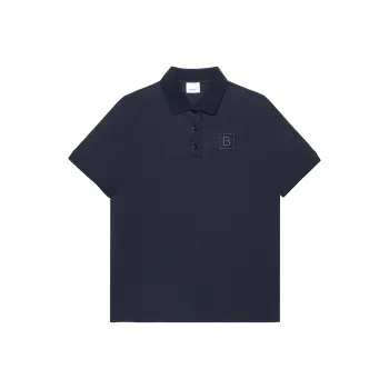 Burberry Polo Shirt Men's Black L - POIZON