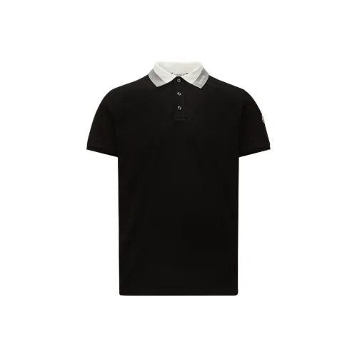 Moncler Logo Embroidered Short Sleeved Polo Shirt