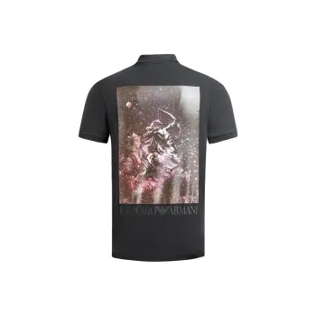 EMPORIO ARMANI Polo Shirt Men's Black