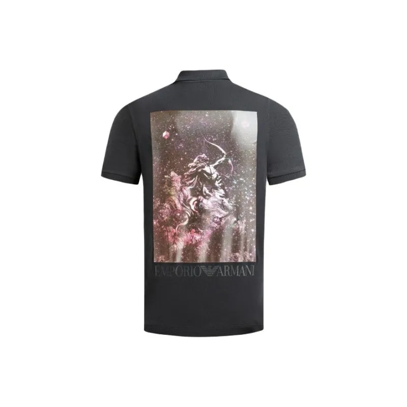 EMPORIO ARMANI Polo Shirt Men's Black-0