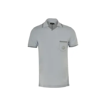 GUCCI Polo Shirts Men Gray
