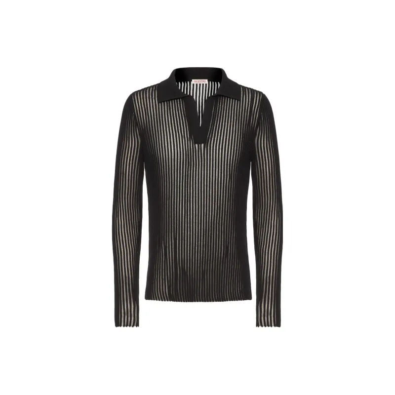 Valentino Polo Shirts Men Black-0