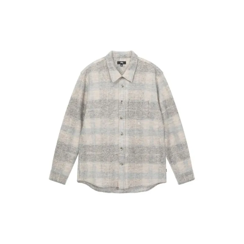 Stussy Plaid Knit Shirt-10