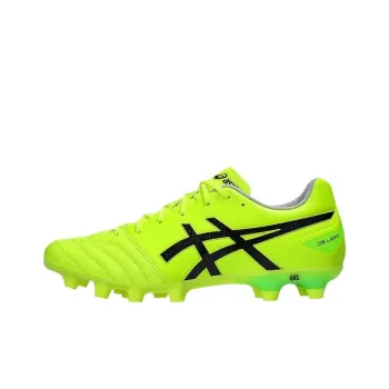 Asics Natural Ground Anti Slip Wear Resistant Soccer Shoes Men's Yellow