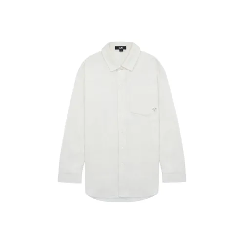 LI-NING 1990 Shirts Men Ecru