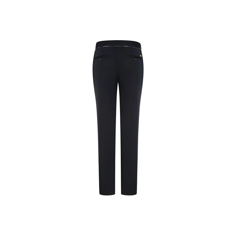 DAVID NAMAN Casual Pants Men's Navy Blue-1