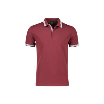 HUGO BOSS Polo Shirts Men Deep Red
