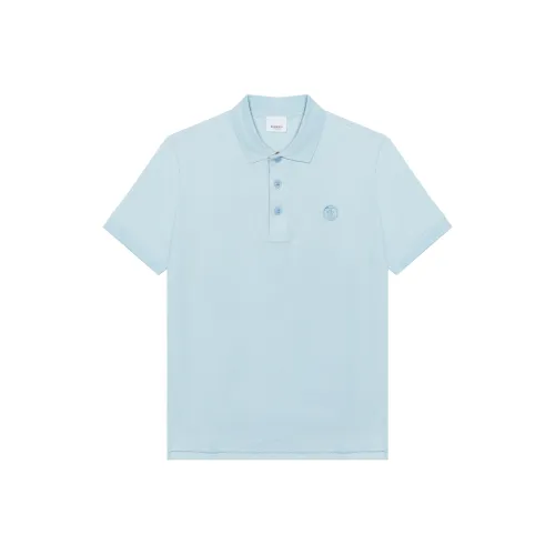 Burberry SS23 Polo Shirt Men's Duck Egg Blue