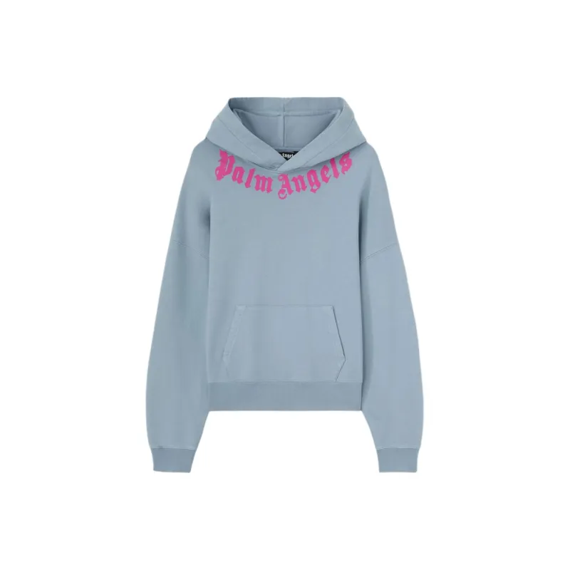 PALM ANGELS Neck Logo Hoodie-0