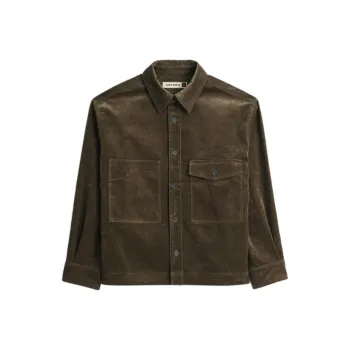ZARA SRPLS Series Shirts Men Dark Khaki
