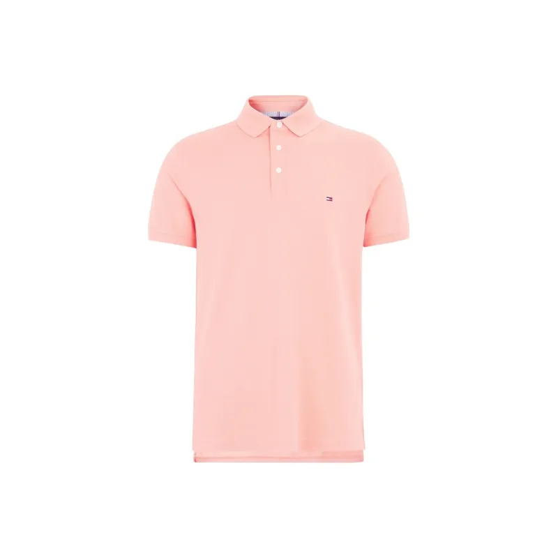 Tommy Hilfiger 1985 Series Polo Shirt Men's Light Orange Red-0