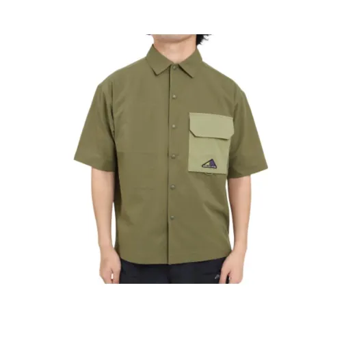 New Balance Shirts Men Khaki