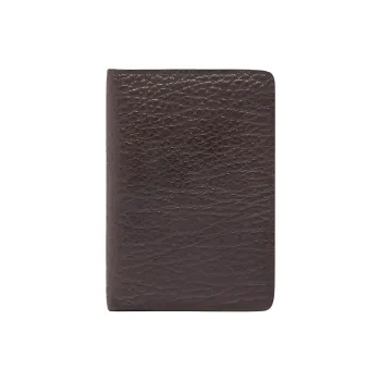 Maison Margiela Matte Calfskin Wallet Women's Walnut Brown