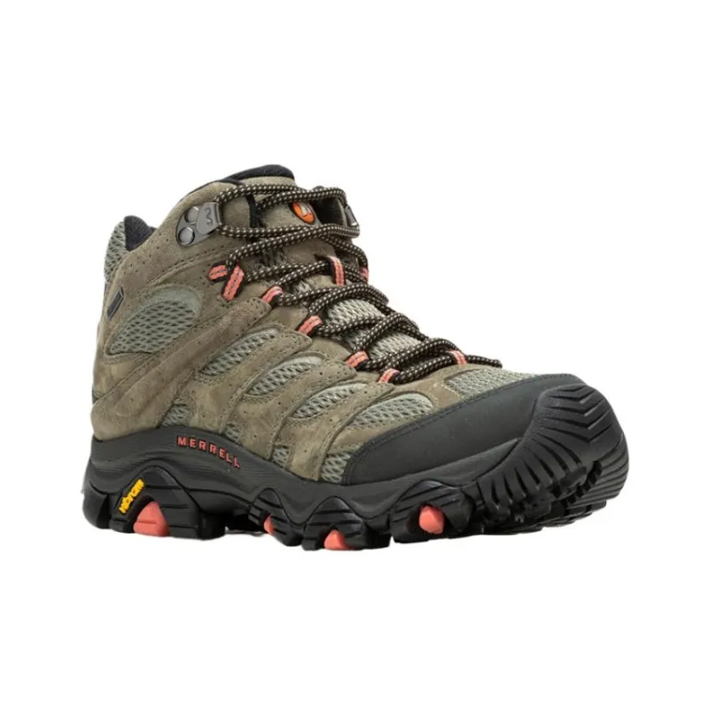MERRELL MOAB 3 Mid Top Hiking Shoes Women's Olive Green-2