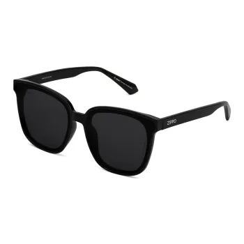 ZIPPO Plate Frame TR90 Butterfly Sunglasses Unisex Black/Moissanite Gray