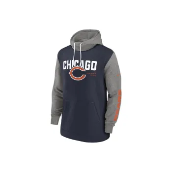 Nike Chicago Bears Color Block Sweatshirt Chicago Bears Men's Blue Gray