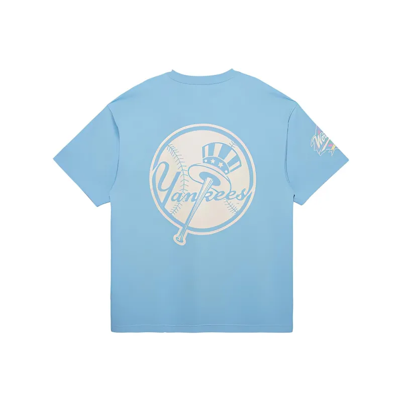 New Era T Shirts Unisex Sky Blue-1