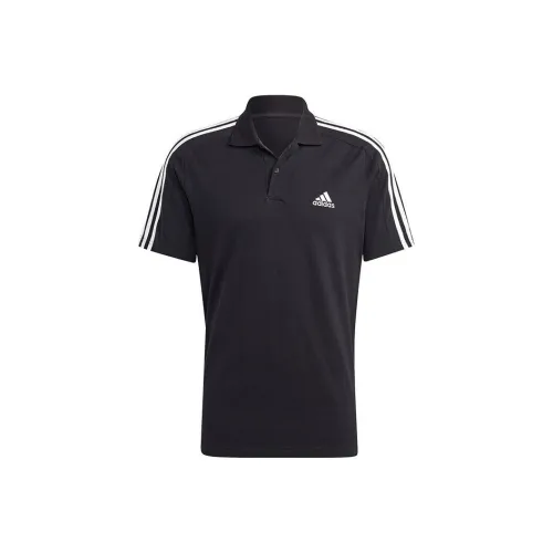 Adidas Polo Shirts Men Black