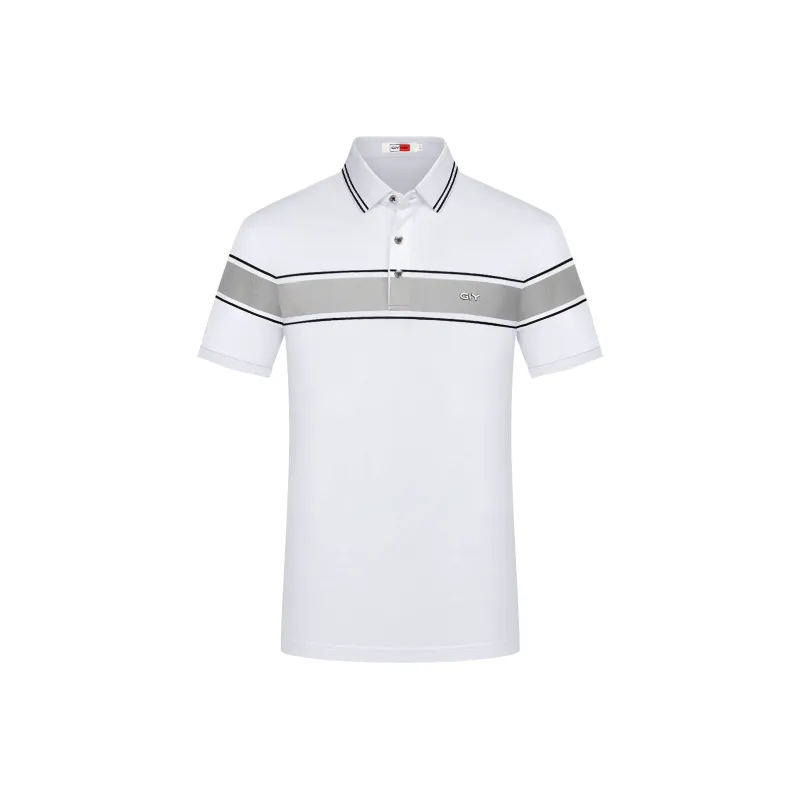 GY Goldlion Polo Shirt Men's White-0