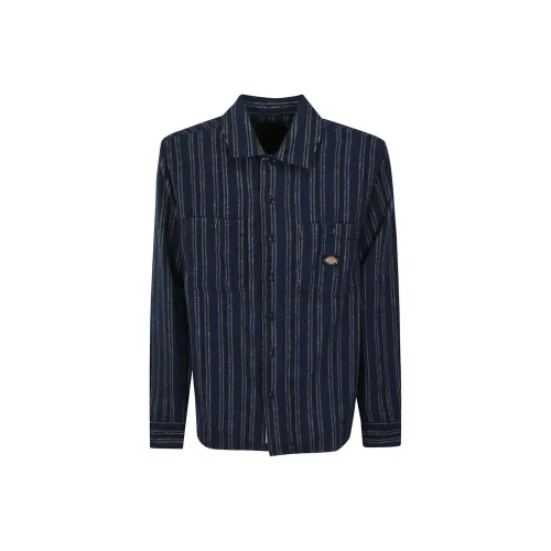Dickies Hope Logo Patch Striped Shirt