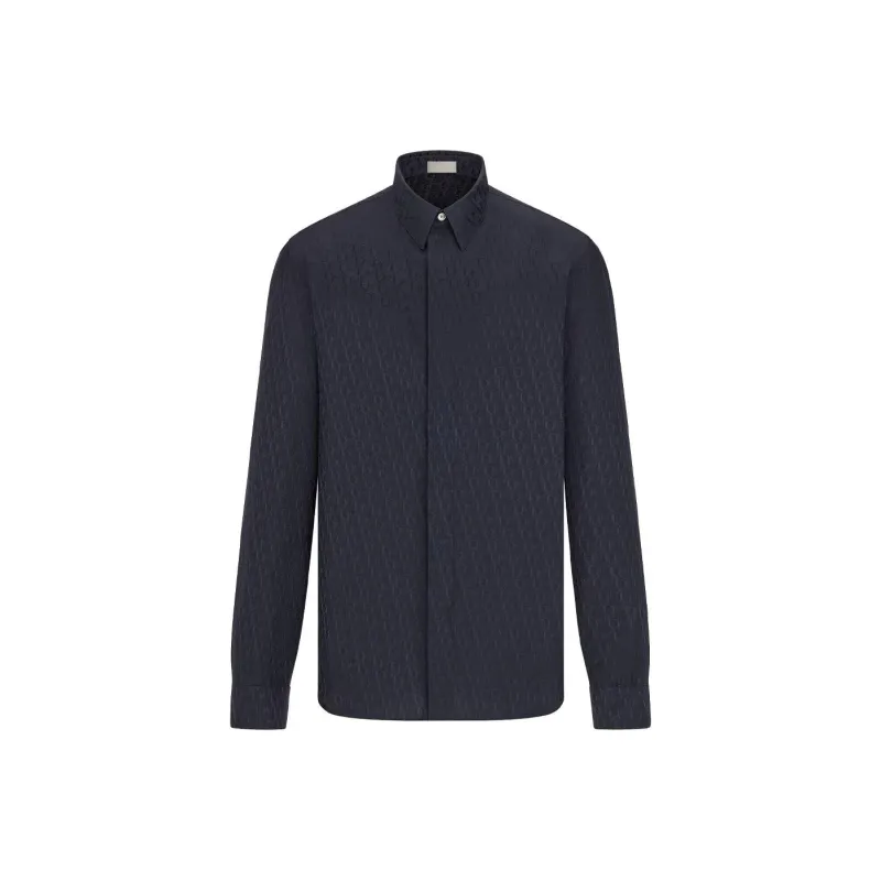 DIOR Shirts Men Blue-0
