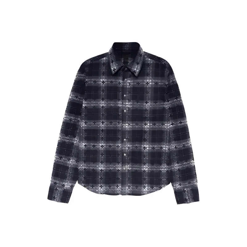 Chrome Hearts FW22 Shirt Unisex Dark Blue-0