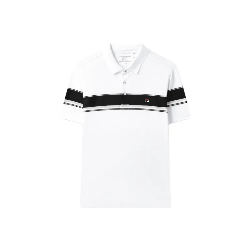 FILA Polo Shirt Men's Standard White-0