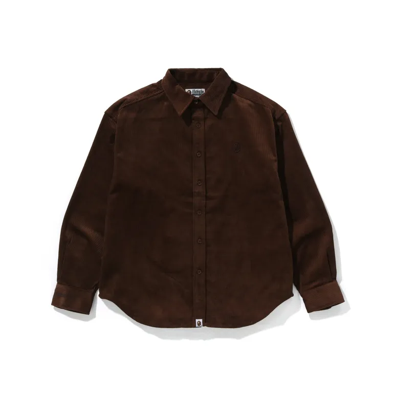 A BATHING APE One Point Corduroy L/S Shirt-2