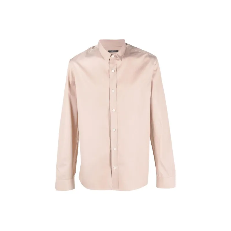 BALMAIN Shirts Men Pink-0