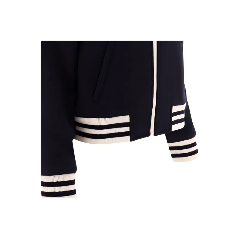 CELINE Blouson Triomphe Jacket In Double Faced Cashmere-5