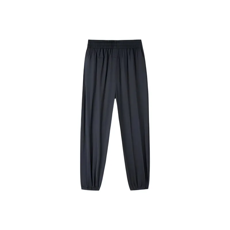 Anta Comprehensive Training Collection Sports Lifestyle Collection Sports Pants Women's Basic Black-1