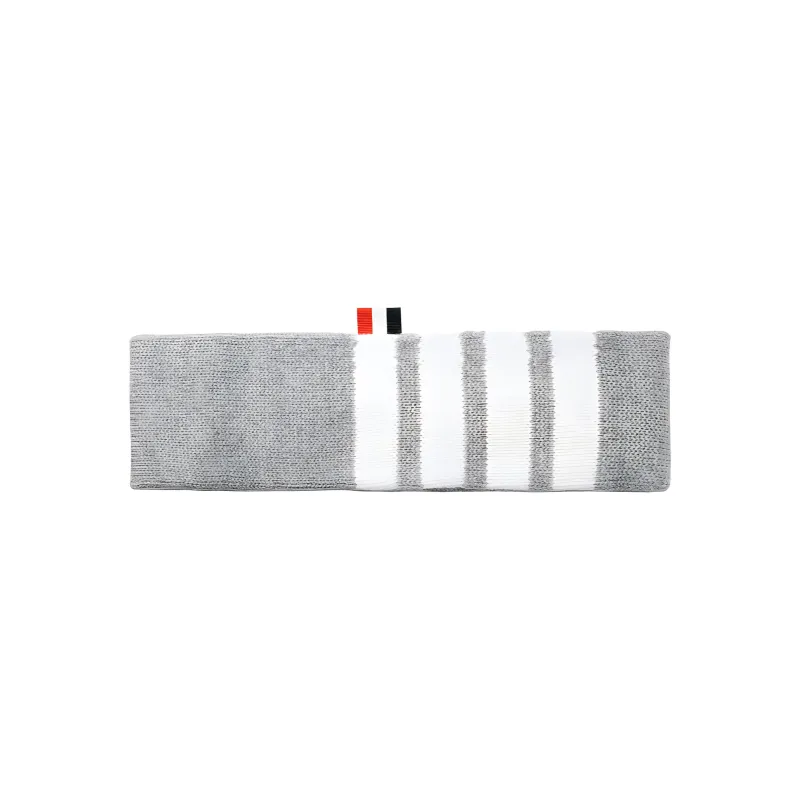 THOM BROWNE 4 Bar Ribbed Scarf-1