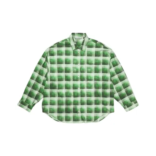 Acne Studios Check Button Up Shirt