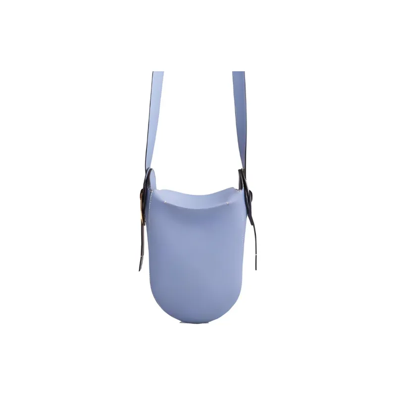 Chloe Chloé Bags Grain Bright Calfskin Crossbody Bag, Shoulder Bag Women's Light Blue-2