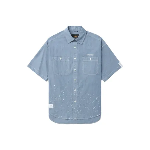 Alpha Industries SS24 Shirt Unisex Blue