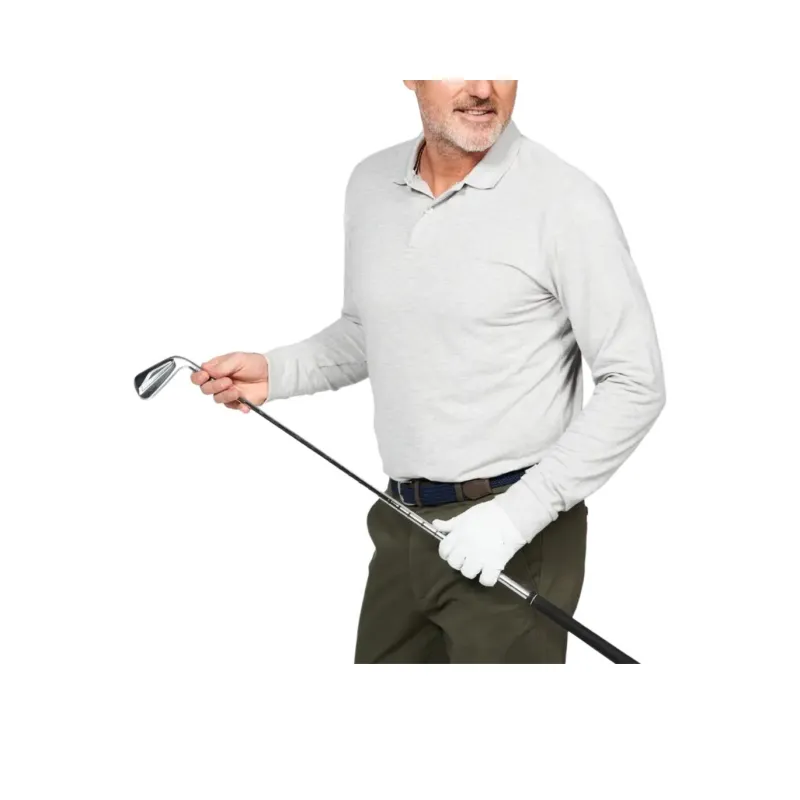 DECATHLON Polo Shirt Men's Gray-0