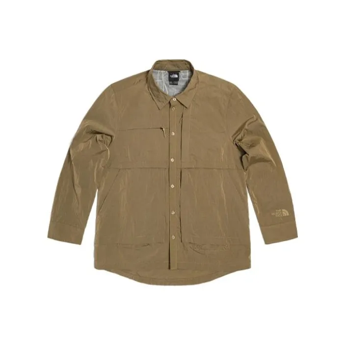 THE NORTH FACE Shirts Men Brown-0