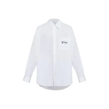Off Logo Enbroidered Shirt