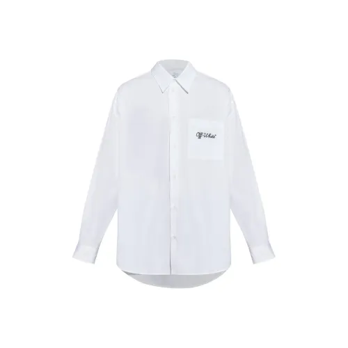 Off Logo Enbroidered Shirt