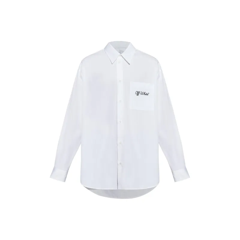 Off Logo Enbroidered Shirt-0