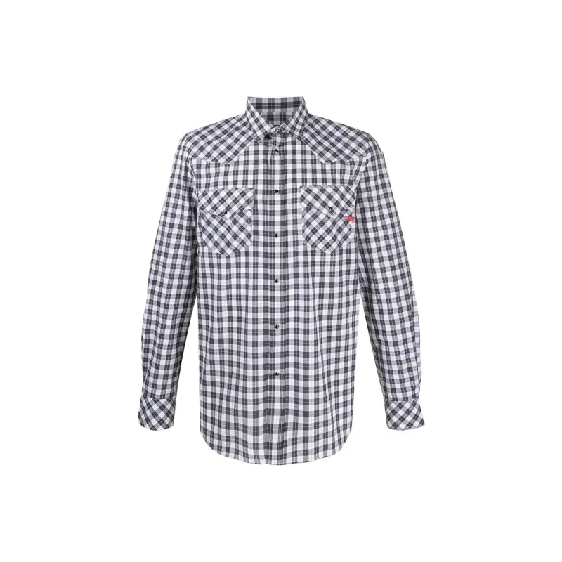 DIESEL Shirts Men Gray-0