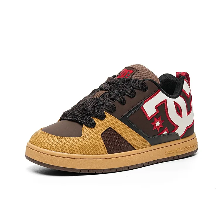 DC Shoes Court Graffik Slip Resistant Cushioning Low Top Skateboard Shoes Men's-1