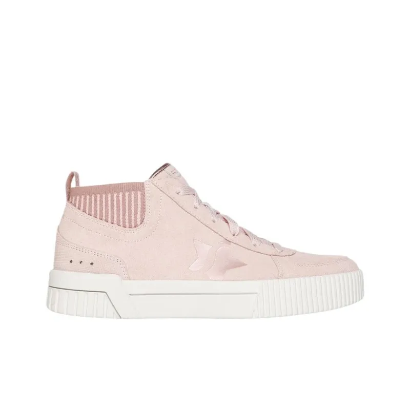 Skechers Cushioning Slip Resistant Mid Top Casual Shoes Women's Pink-1