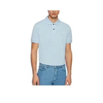 HUGO BOSS Polo Shirt Men's Light Blue