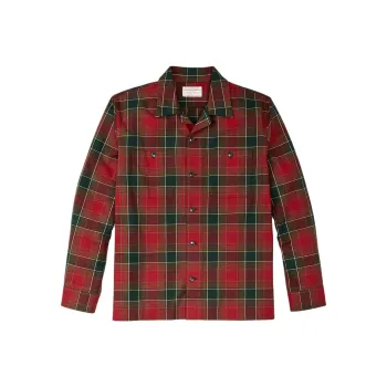 Filson Shirts Men Red Green