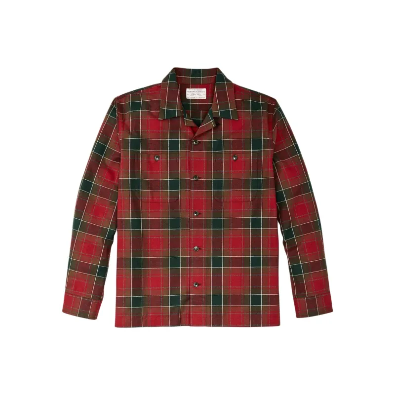 Filson Shirts Men Red Green-0
