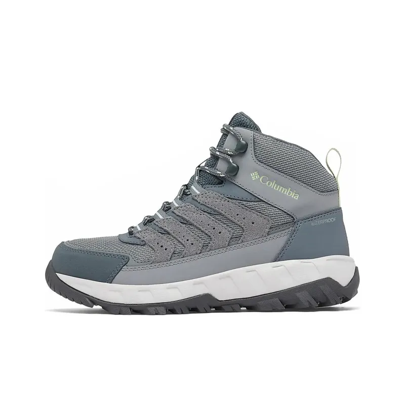 Columbia Strata Trail Wear resistant And Lightweight Mid Top Trekking Shoes Women's Gray-0
