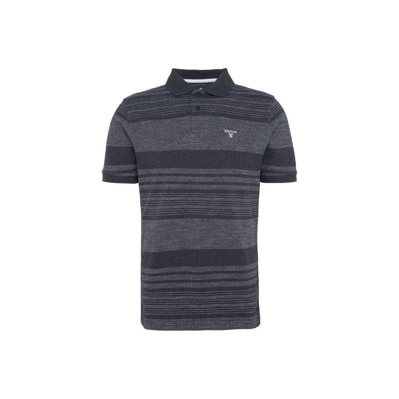 BARBOUR FW24 Polo Shirt Men's Charcoal Gray-0