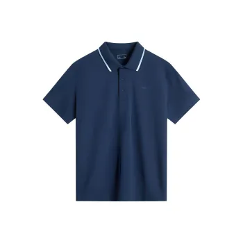 LiNing Sports Trend Series Polo Shirt Men's Deep Prussian Blue