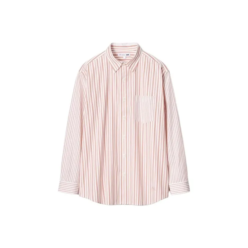 Jw Anderson X UNIQLO Jw Anderson Co Branded Series Shirts Men 12 Pink-0